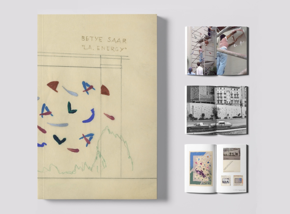 Betye Saar, L.A. Energy Catalogue and smaller inside spreads
