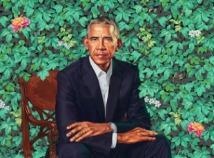 The Smithsonian’s National Portrait Gallery Unveils Official Portrait of President Barack Obama by Kehinde Wiley