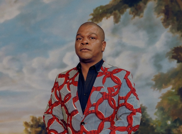 Kehinde Wiley and the Duke of Devonshire