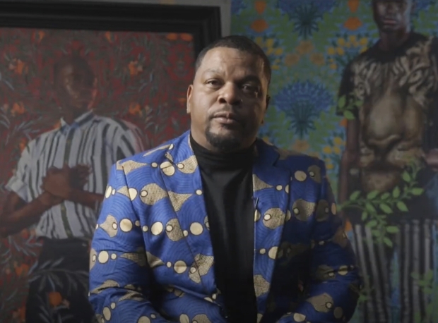 Kehinde Wiley still from Art:LIVE for Frieze Los Angeles, 2022 