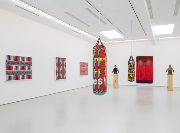 Jeffrey Gibson, It Can Be Said of Them, Installation view