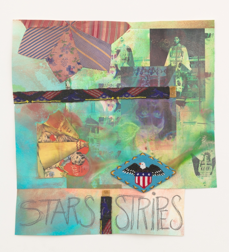 Jeffrey Gibson, Stars and Stripes, 2020