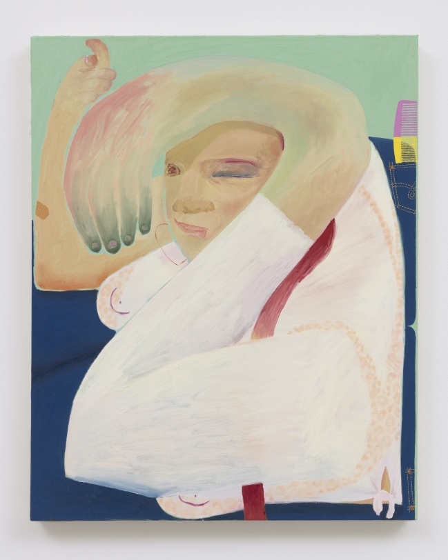 Celeste Rapone Flirt, 2018 Oil on canvas 30 x 24 in (76.2 x 61.0 cm)