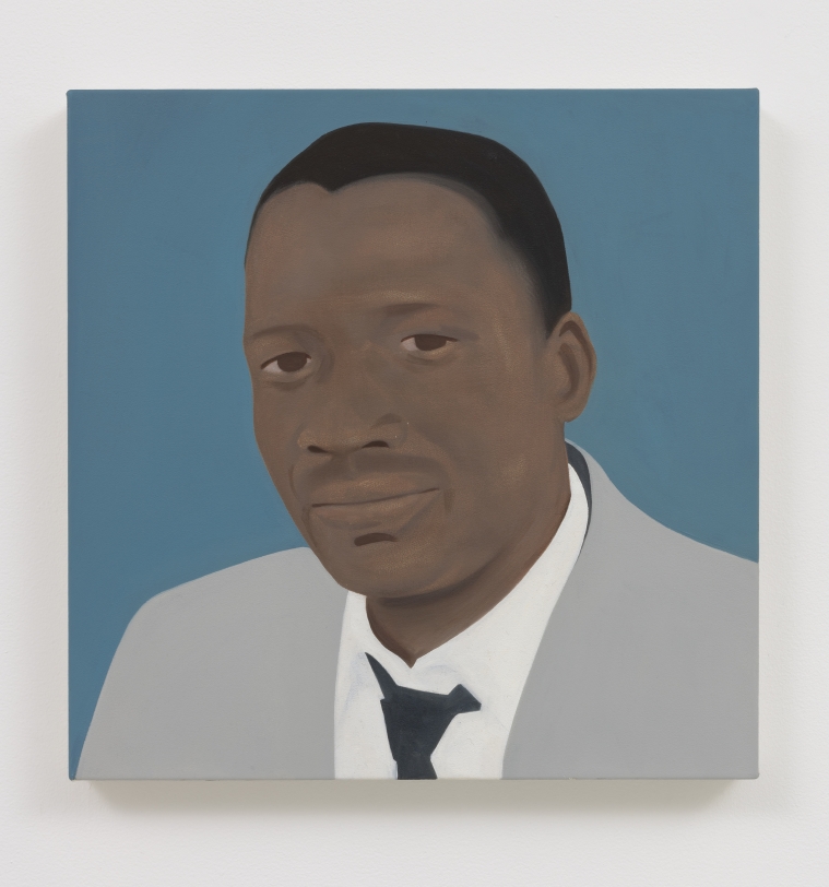 Thenjiwe Niki Nkosi Sobukwe (After Robert Sobukwe), 2017 Oil on canvas 19.68 x 19.68 in (50 x 50 cm)