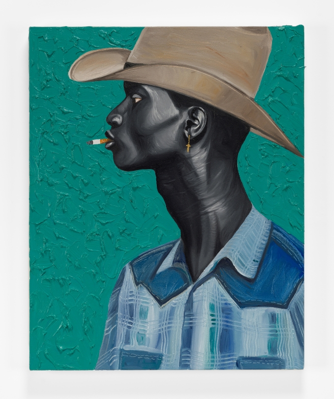 Otis Kwame Kye Quaicoe Pall Mall, 2020 Oil on canvas 30 x 24 in (76.2 x 61 cm)