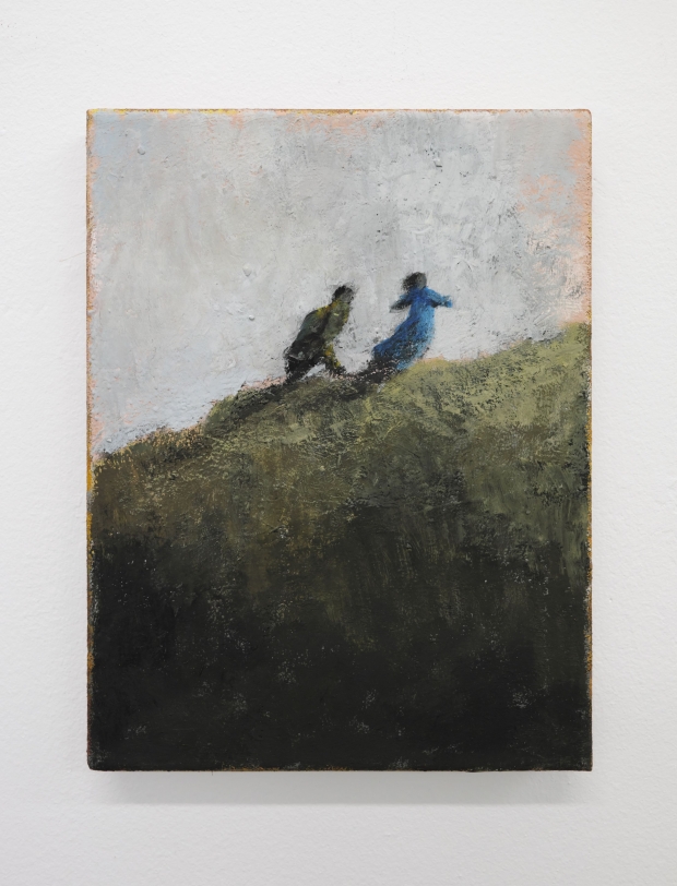 Lenz Geerk Wuthering Heights II, 2019 Acrylic on canvas 9.4 x 7.1 in (24 x 18 cm)
