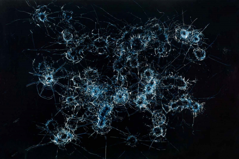 Zhao Zhao Constellations, 2014 Oil on canvas 78.75 x 118.11 in (200 × 300 cm)