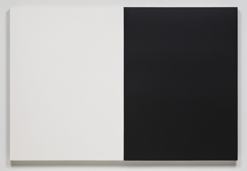 James Hayward Automatic Painting 47 x 70 Black/White, 1978 - 1979