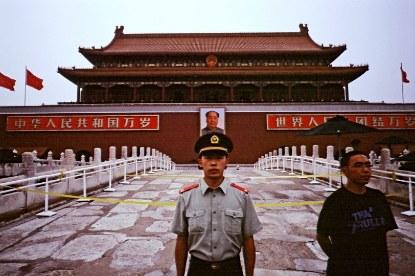 Zhao Zhao On Guard, 2008 C-print 39.37 × 177.16 in (100 × 450 cm)